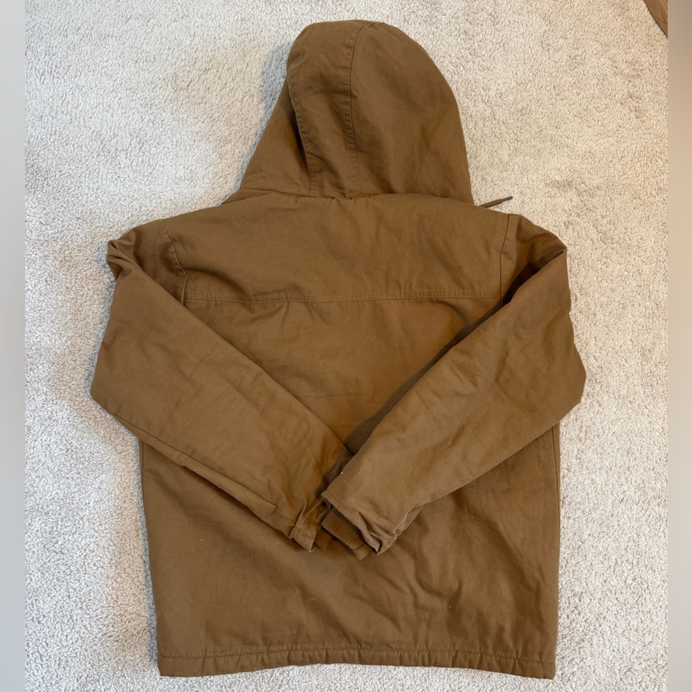 Lee Men’s Brown Sherpa Jacket Size Medium - Picture 8 of 12